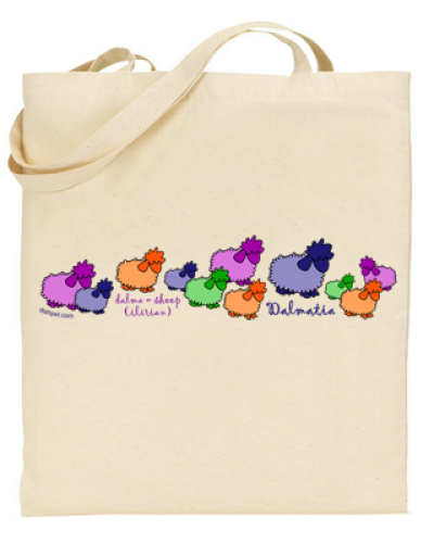 Dalmatia Sheep Tote Bag