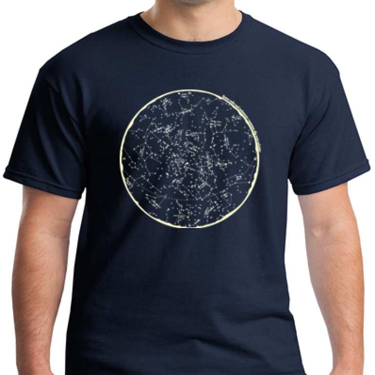 Summer Sky Over Adriatic Adult T Shirt Navy