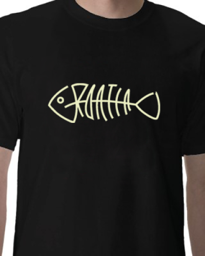 Croatia Fishbone Adult T Shirt Black