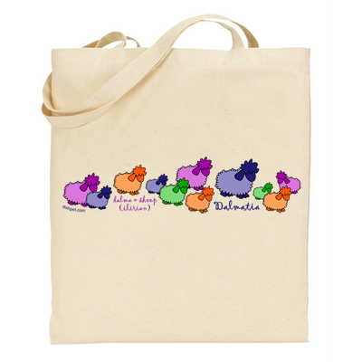Dalmatia Sheep Tote Bag