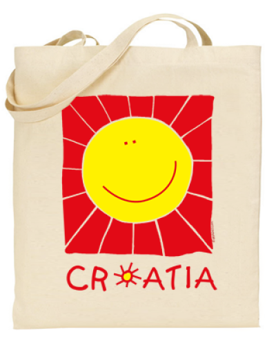 Croatia Sun Tote Bag